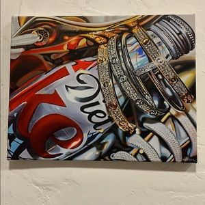 Julia Ryan Coke and Cartier canvas wrapped print